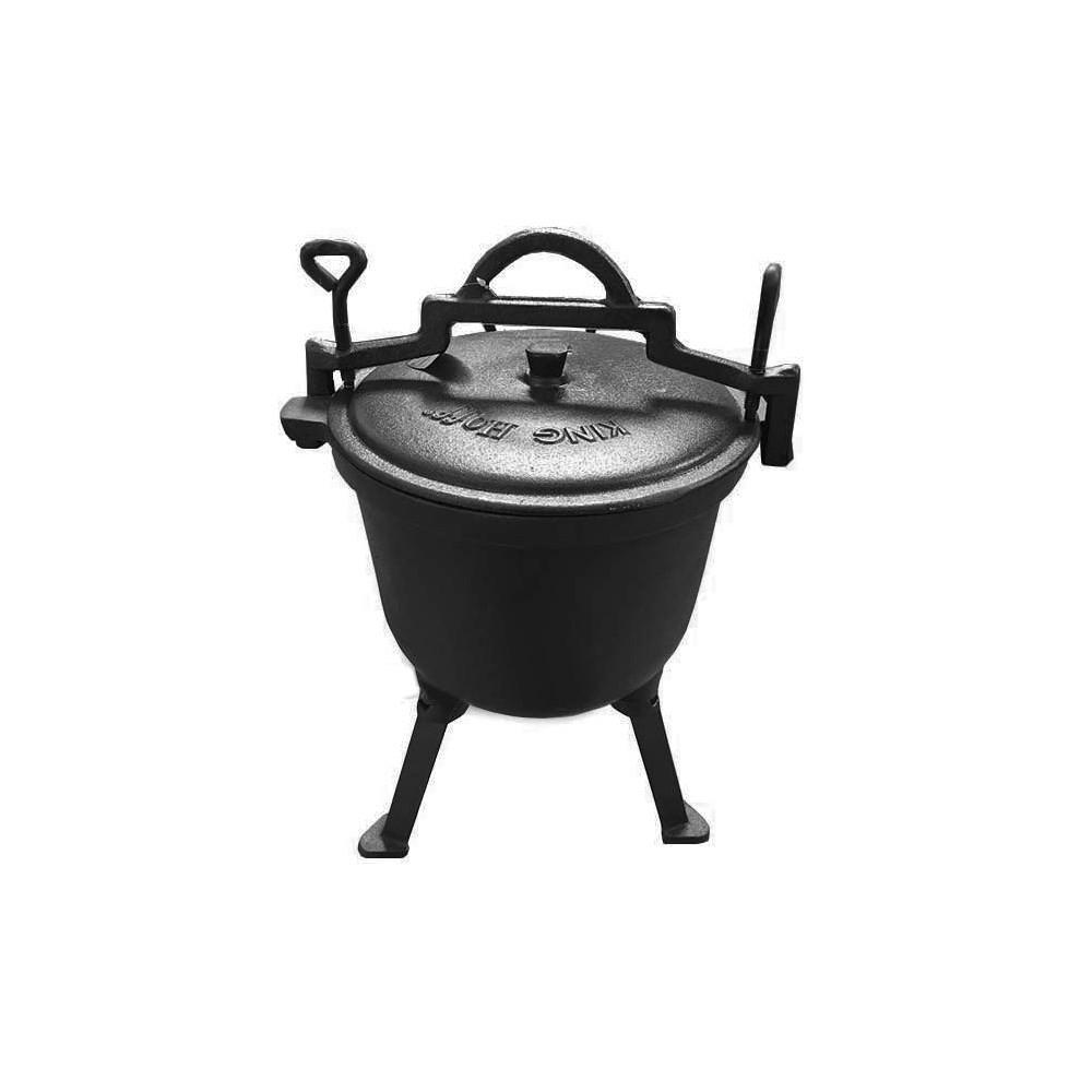 TOPF Schwarz 32/32/35 cm KH2232 - Schwarz, Metall (32cm) - Kinghoff 