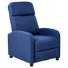 FERNSEHSESSEL Marineblau Eminence - Blau/Schwarz, Textil (66/103/74cm) - Beliani