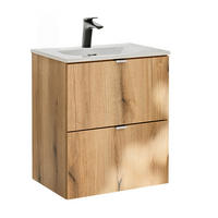 WASCHTISCH Newport-56 - Braun, Holzwerkstoff (51/59/40cm) - Lomado