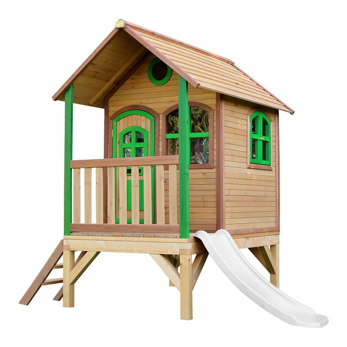 Axi House Spielhaus Grün 287x231x191 cm