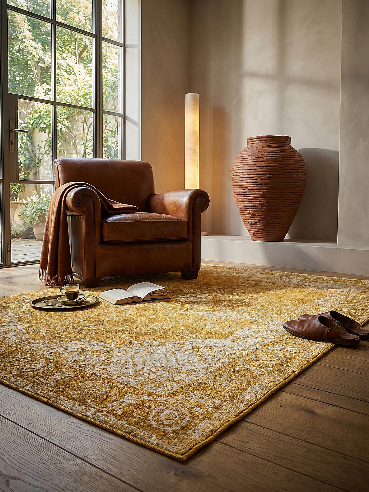 TEPPICH COQUET 120/170 cm - Gelb, Textil (170/120cm) - KADIMA DESIGN