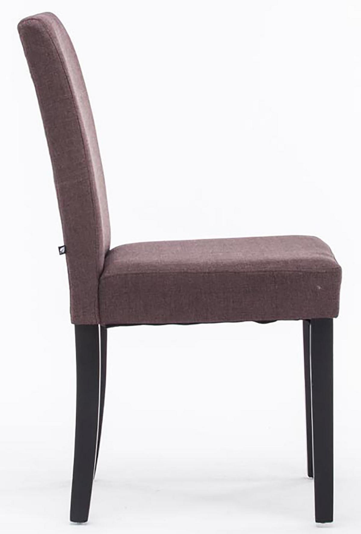 ESSZIMMERSTUHL Ines Stoff, Gestell Holz Schwarz Braun - Schwarz/Braun, Holz/Textil (41/91/47cm) - TPFLiving