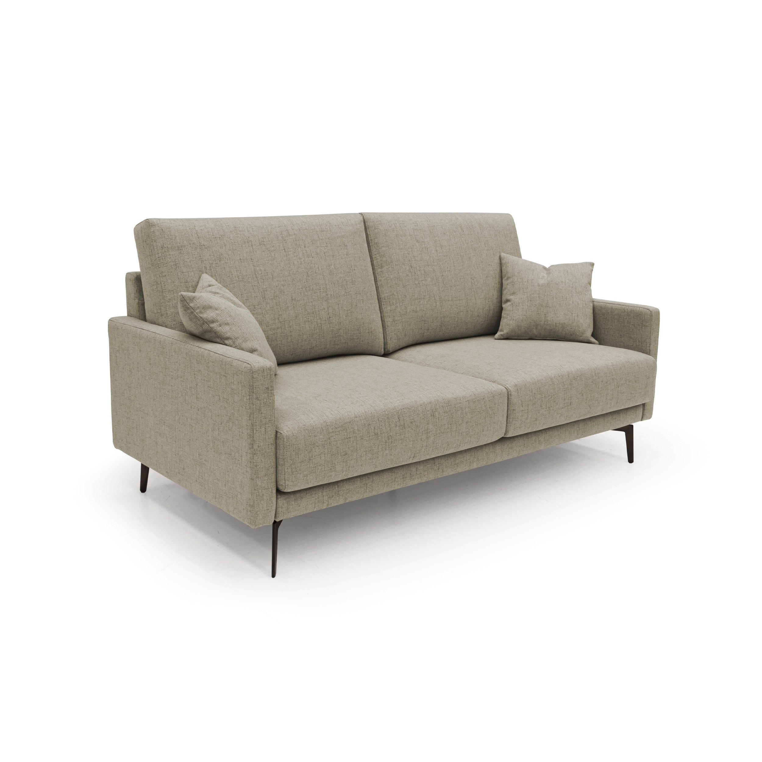 LINEARSOFA Saturno - Braun, Textil (160/94/90cm) - Divani.store