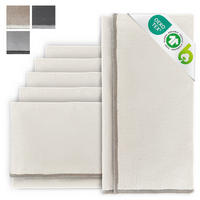 STOFFSERVIETTEN aus Baumwolle 6er-Set - Creme, Textil (45/45cm) - Miqio Design