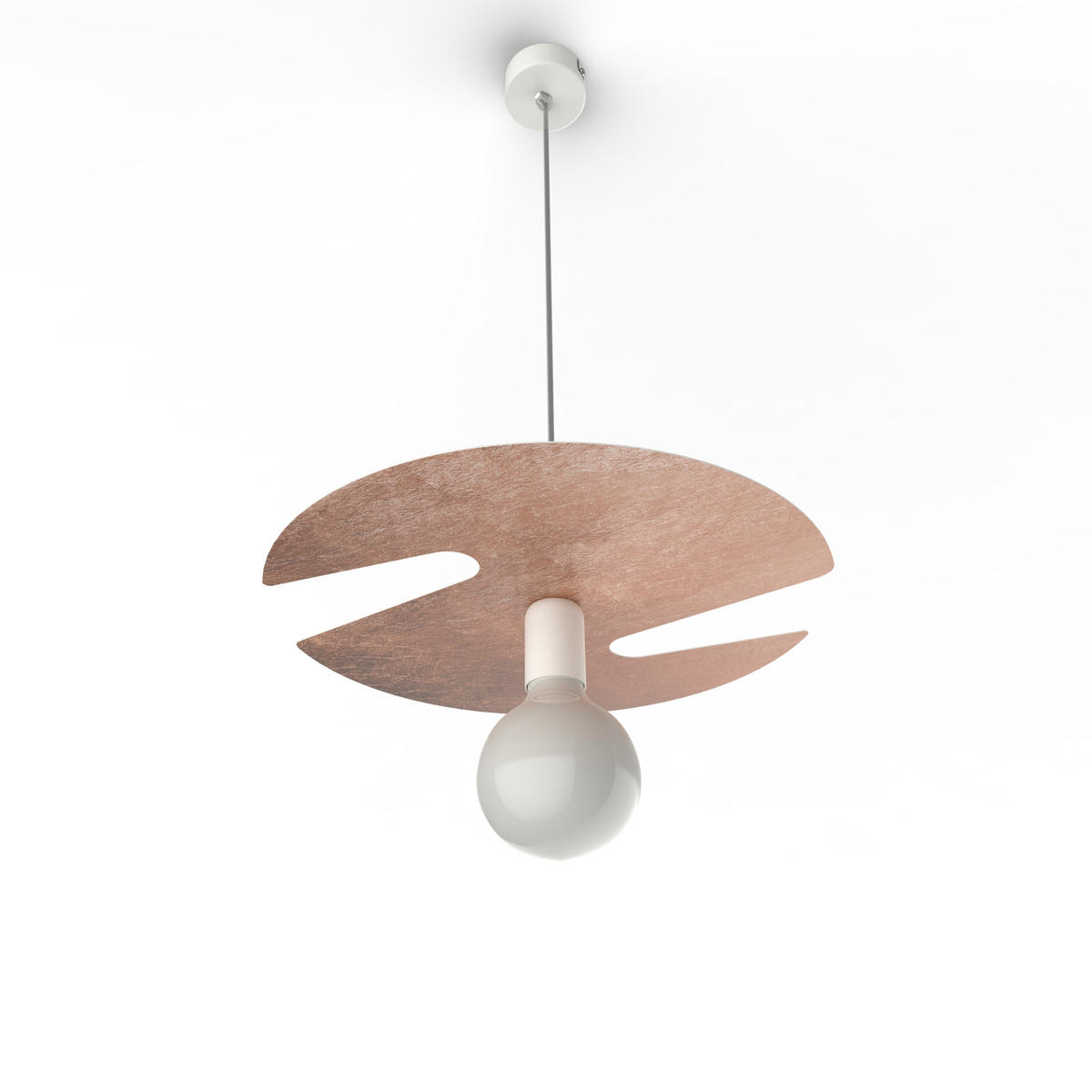 HÄNGELEUCHTE - Kupferfarben, Metall (40/40/10cm) - Lumicom