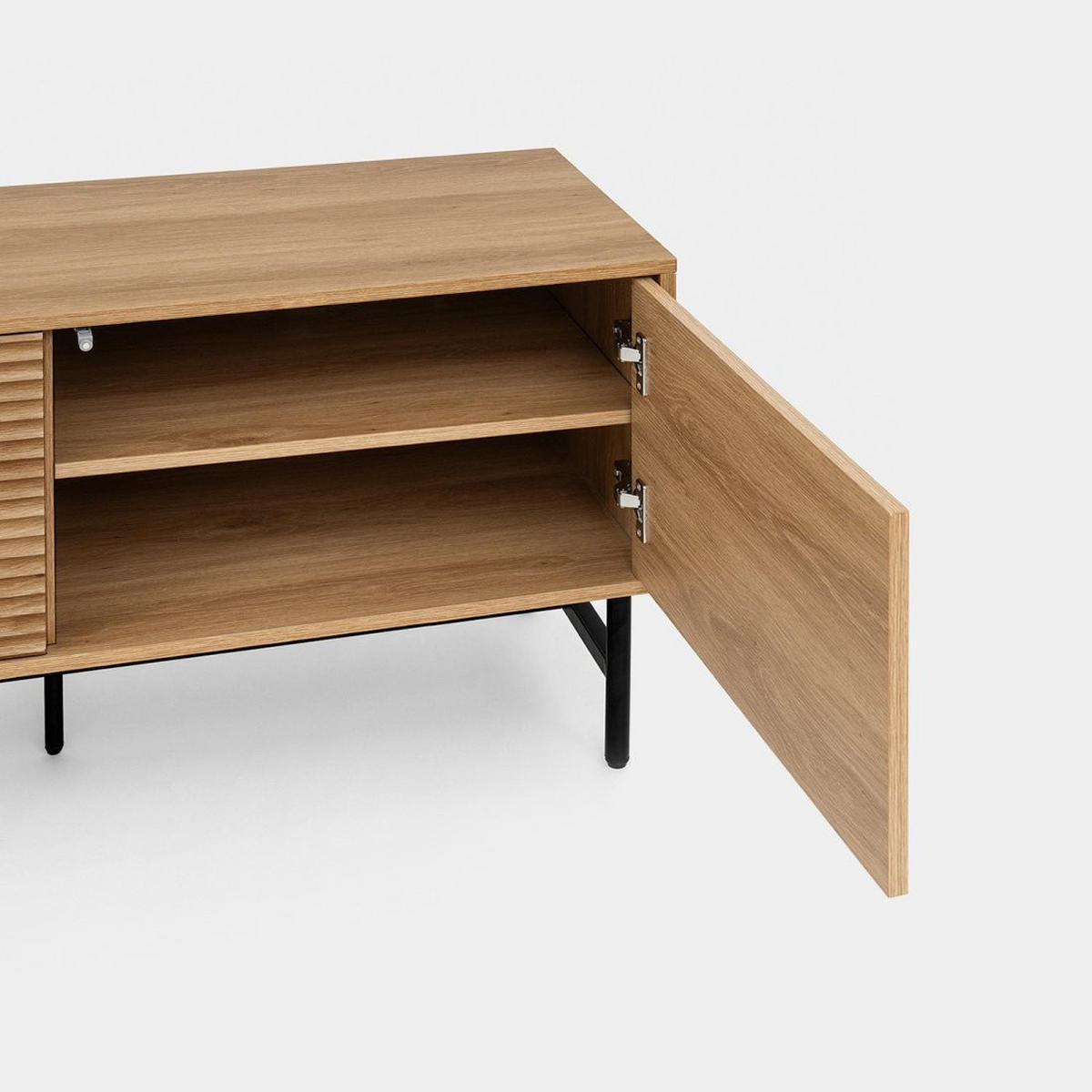 TV-ELEMENT Land Natürlich 160 cm x 55 cm - Naturfarben, Holzwerkstoff (160/55/40cm) - Klast Home