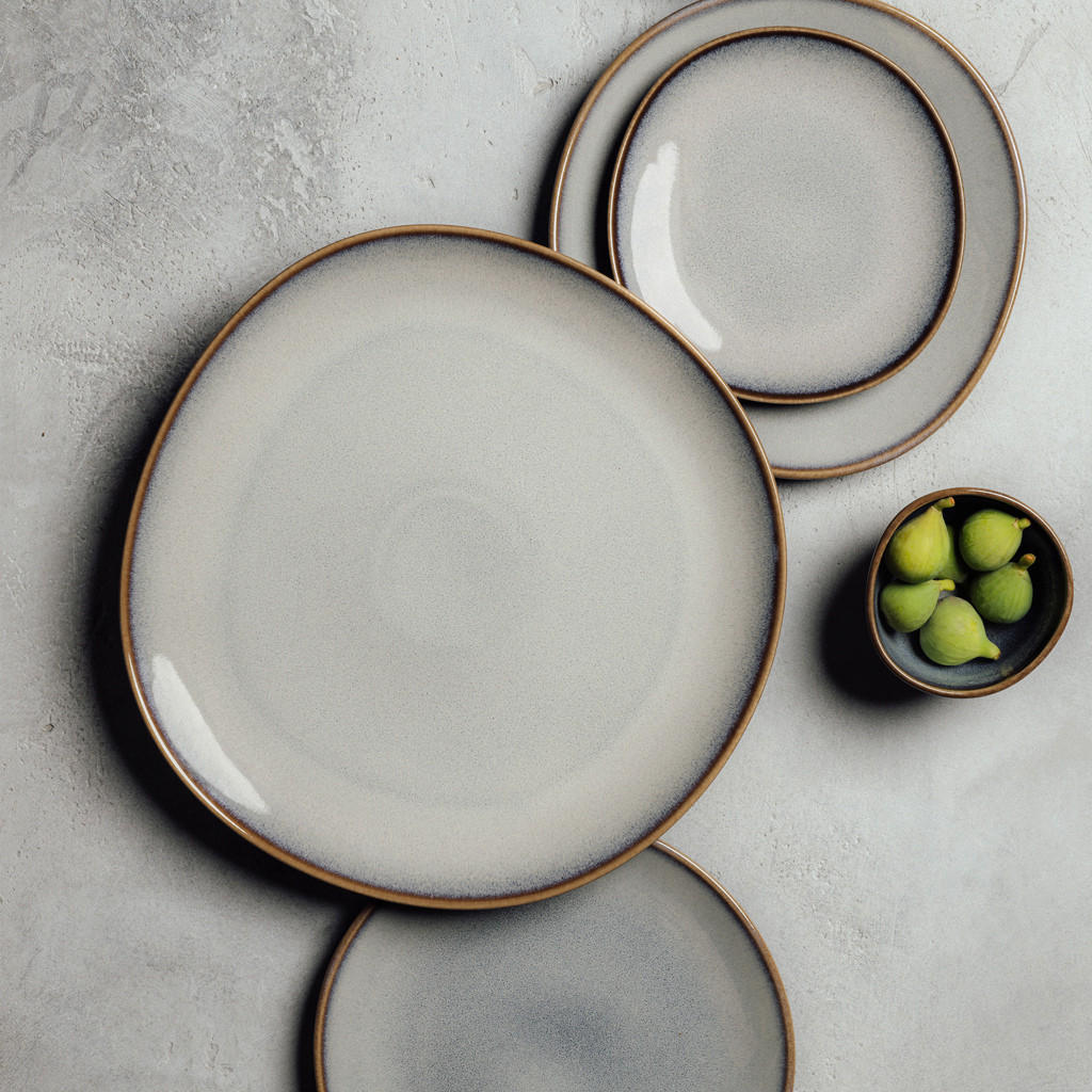 Thumbnail - like.Villeroy & Boch Servierplatten, Beige, Keramik, 31.8x2.8x31.8 cm, Tischkultur & Servieren, Servierplatten