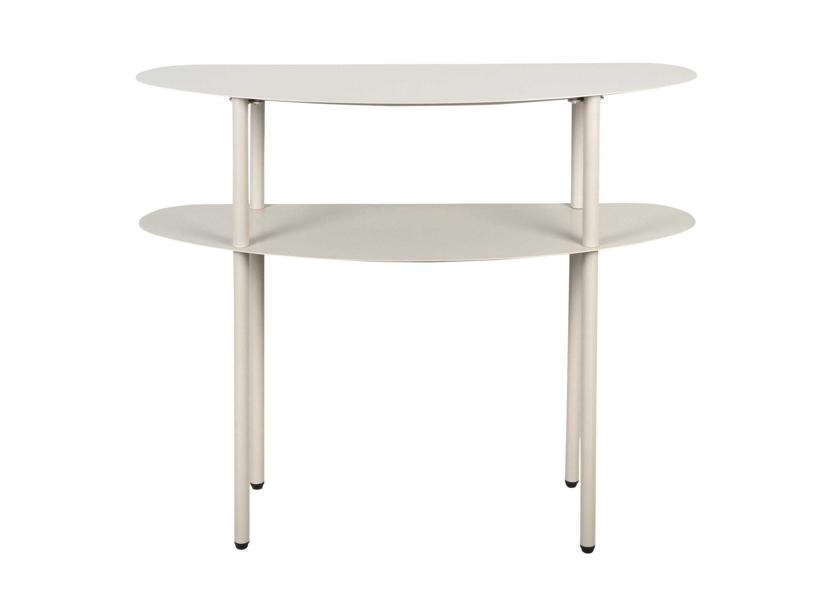 BEISTELLTISCH Riqueza - Grau - 90/28/72,5 cm - Grau, Metall (90/28/72cm) - Leitmotiv