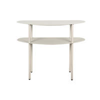 BEISTELLTISCH Riqueza - Grau - 90/28/72,5 cm - Grau, Metall (90/28/72cm) - Leitmotiv