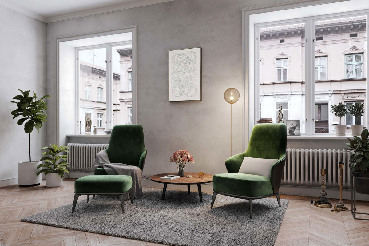 ACRYLBILD HANDGEMALT 60/90 cm - Weiß/Grau, Holz/Textil (1.4/90cm) - KUNSTLOFT