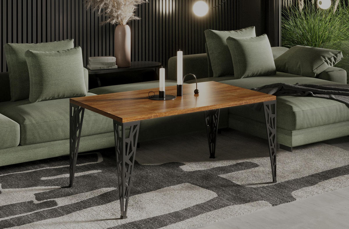 COUCHTISCH Monza - Eiche San Remo, Holzwerkstoff (100/60/51cm) - Endo-Moebel