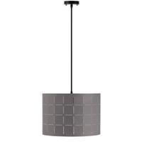 PENDELLEUCHTE LORAN, Schwarz/Grau - Schwarz/Grau, Textil (36/36/36cm) - KONSIMO®
