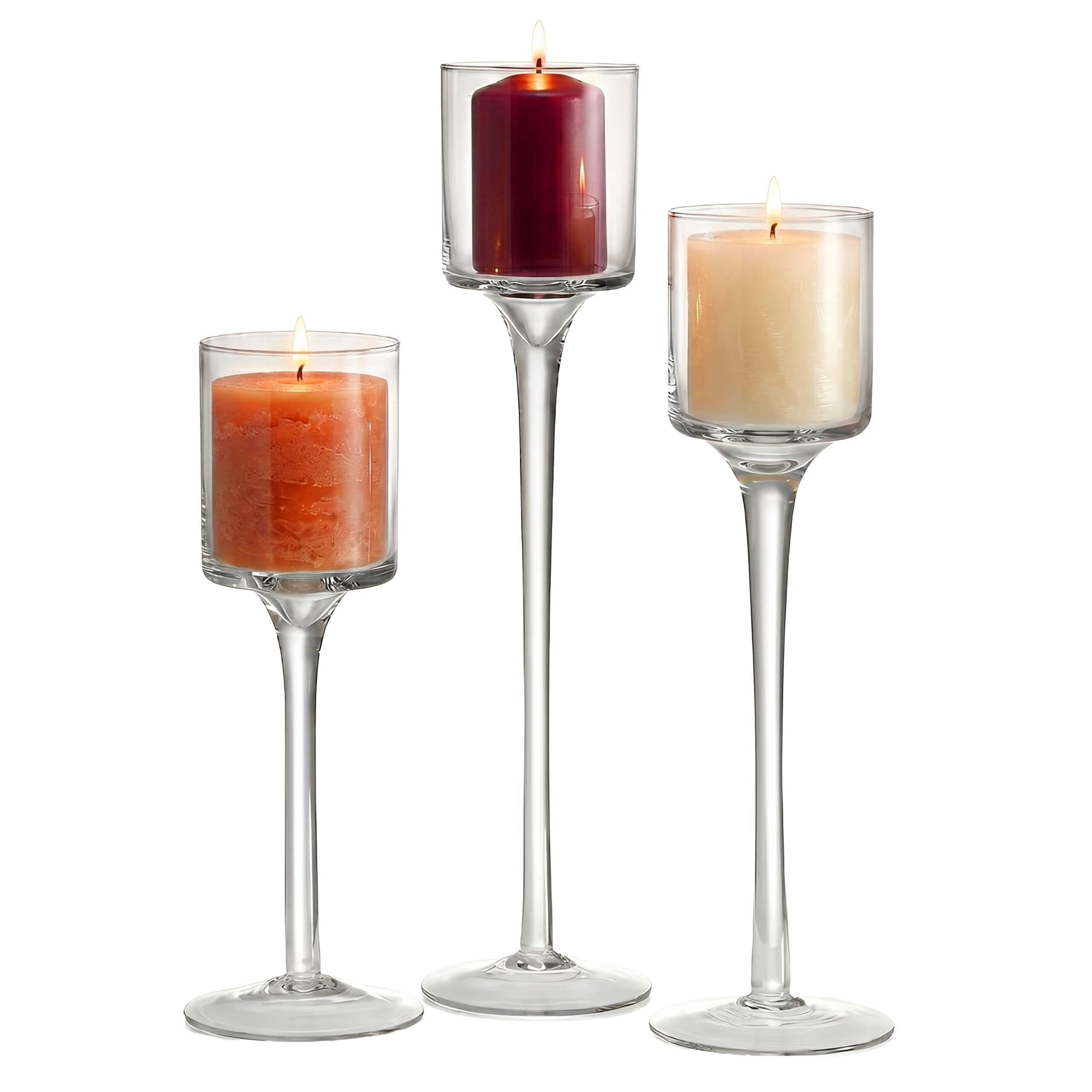 SFESNIC Transparent sticla Set-3-piese
