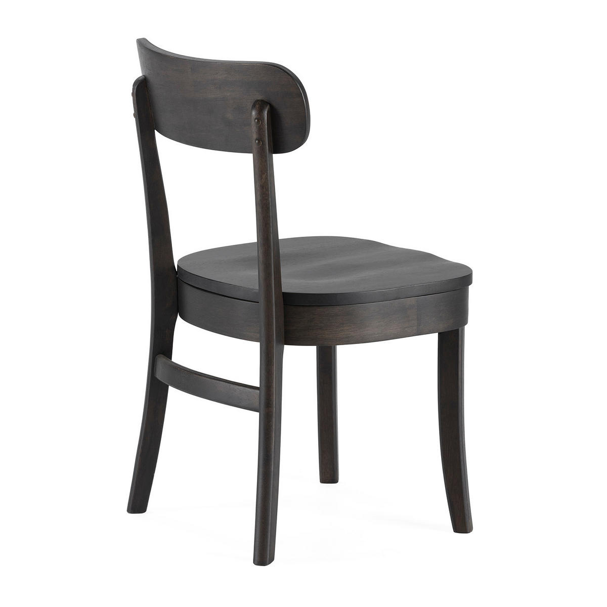 STUHL-SET 2 Nala Schwarz, Massivholz - Schwarz, Holz (45/83/49cm) - VS Venta-stock
