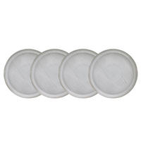 TELLER (4er Set) Henley - Grau, Keramik (22/22/2cm) - Butlers