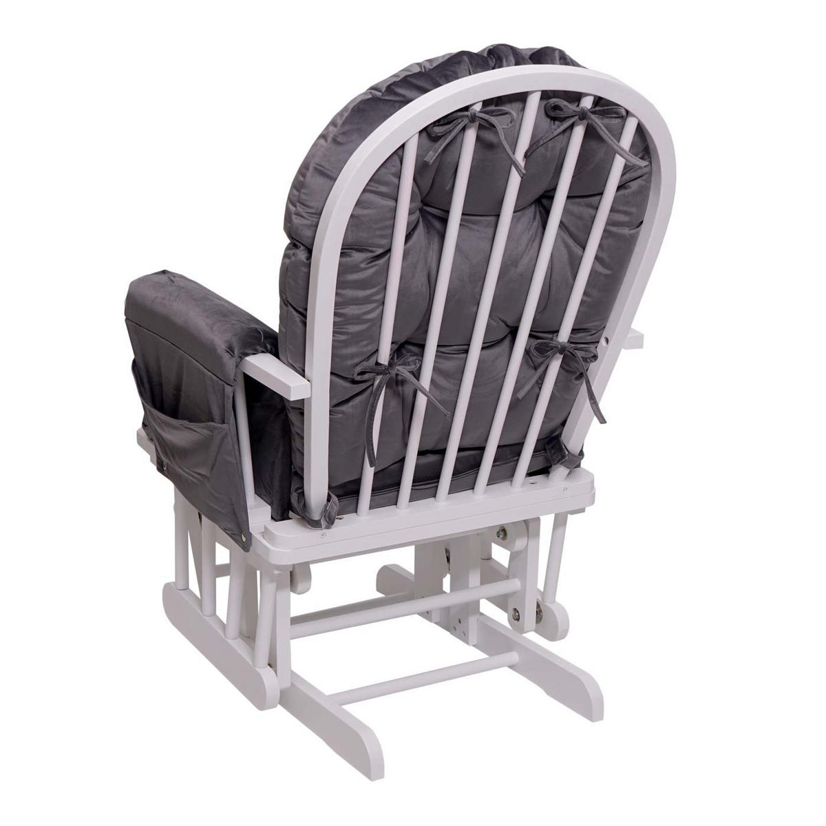 RELAXSESSEL SCHWINGSTUHL Grau - Grau, Textil (68/98/76cm) - MCW