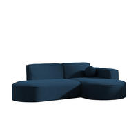 ECKSOFA Sunday Xs - Blau, Holzwerkstoff (236/78/165cm) - Fun Möbel