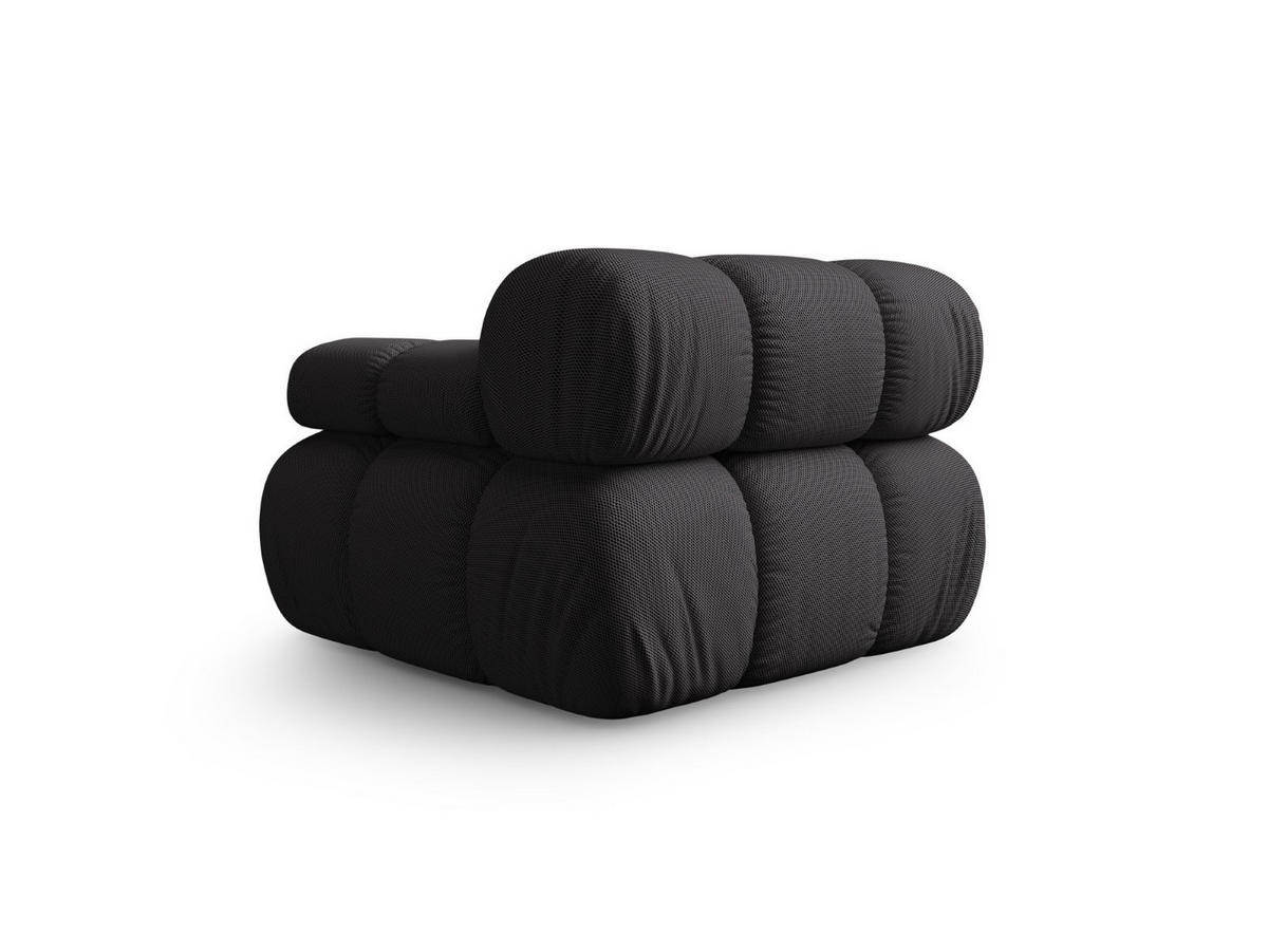 MODUL rechts Bellis aus 3D-Stoff expresso - Graubraun, Textil (94/70/94cm) - Micadoni