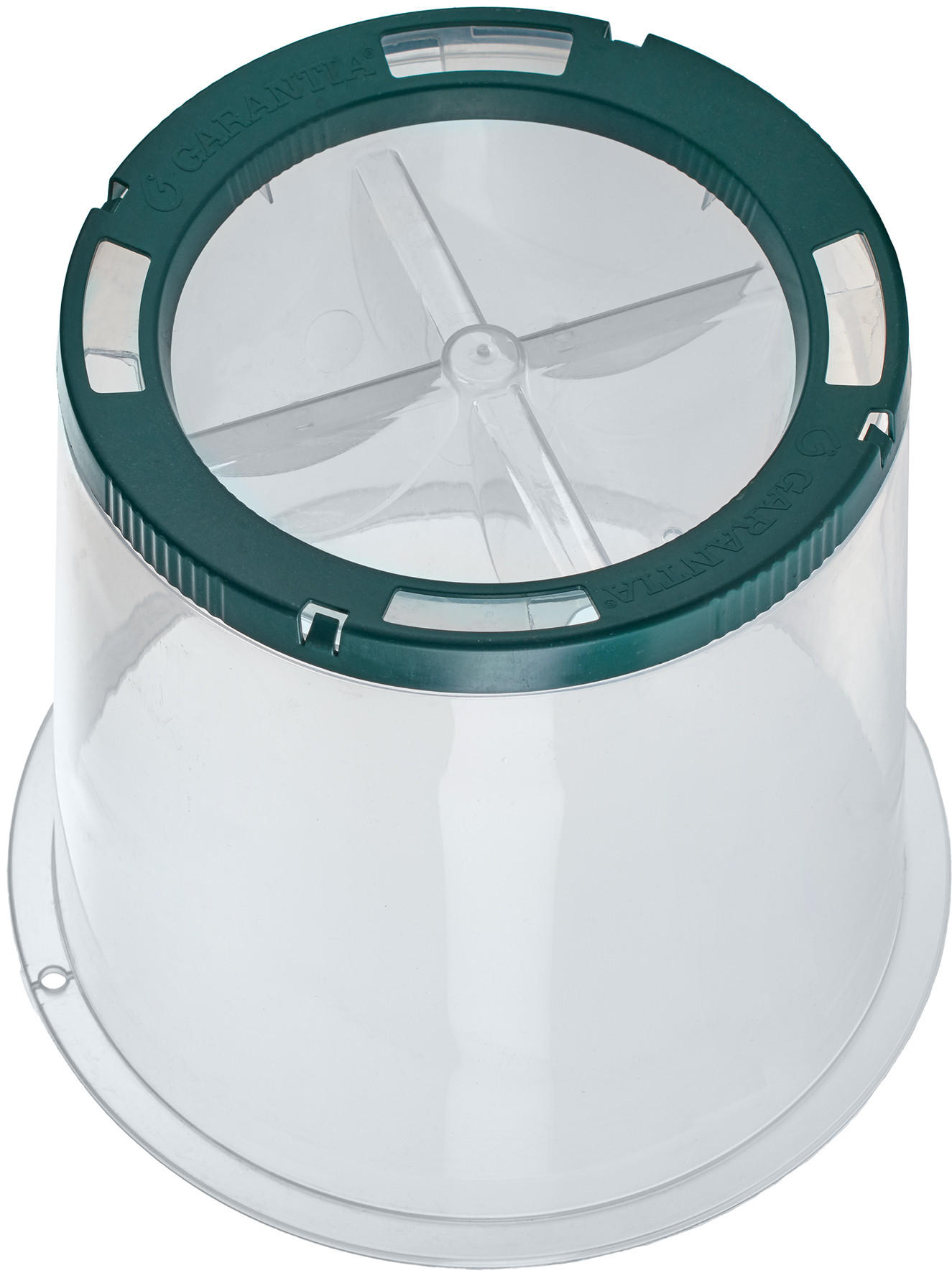 PFLANZGLOCKE Set inkl. Bodenanker - Transparent, Kunststoff (35/30/36cm) - GARANTIA