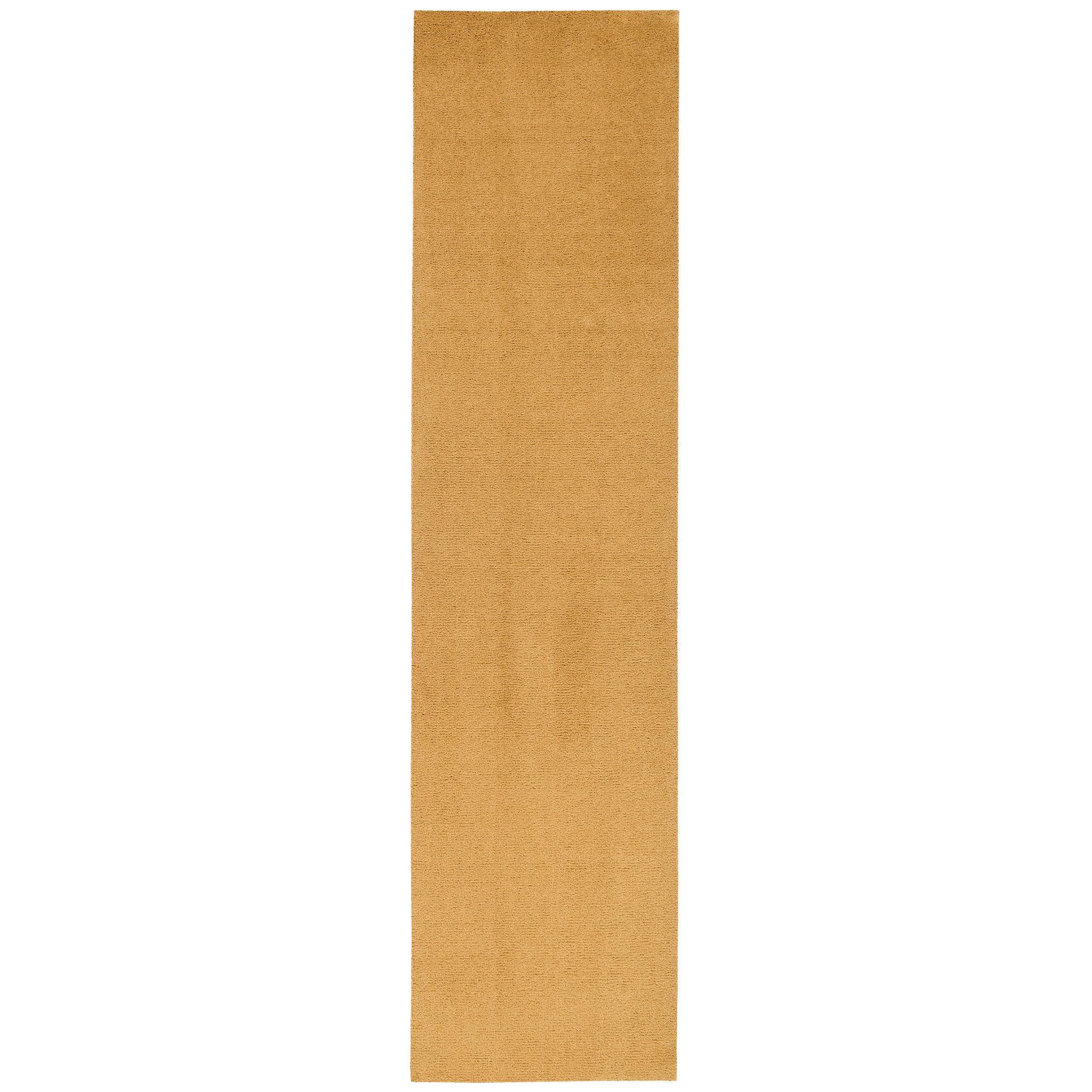 LUXUS LÄUFER HOCHFLOR SHAGGY TEPPICH VELVET - Currygelb, Textil (80/320cm) - Snapstyle