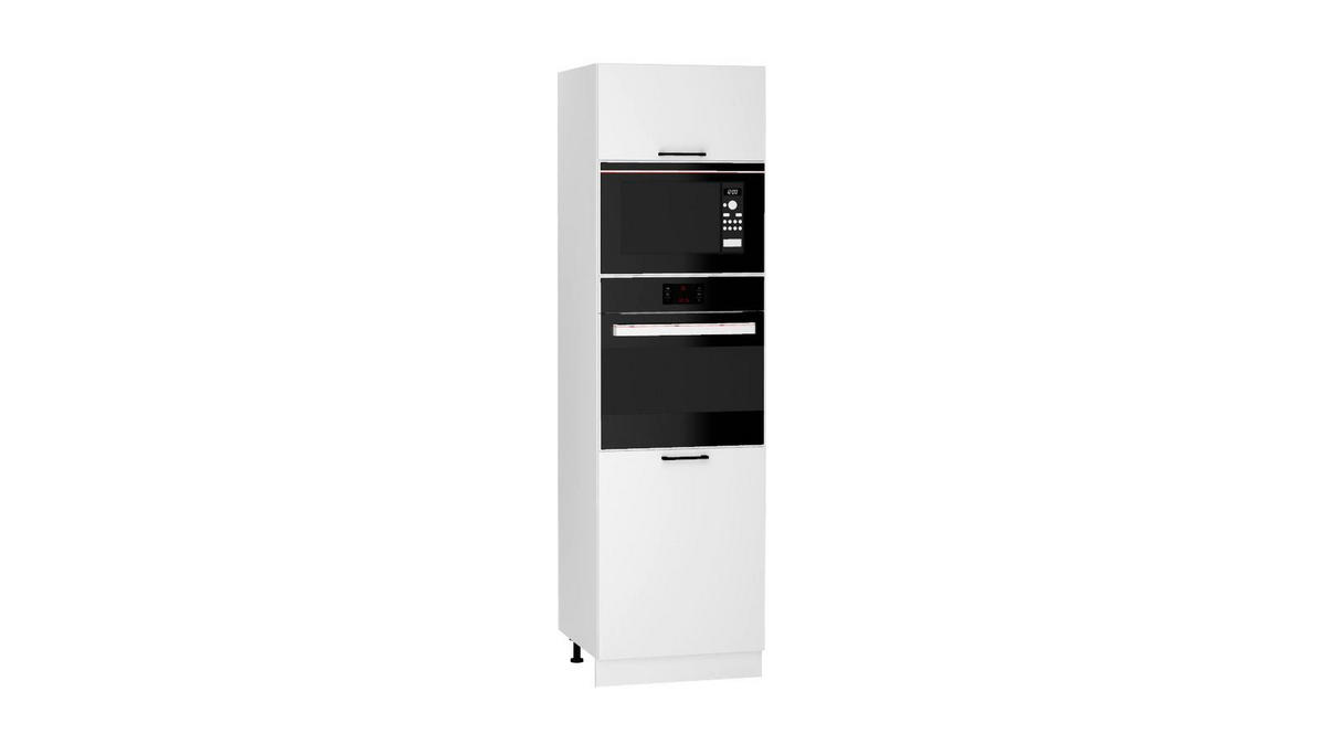 MIKROWELLENUMBAUSCHRANK D60PK MVP/L ( S1600/10 ) – BONO – Stilvolles Küchenelement – Gold / Eiche - Eichefarben, Holzwerkstoff (60/213.3/56cm) - ROYAL24_MARKT