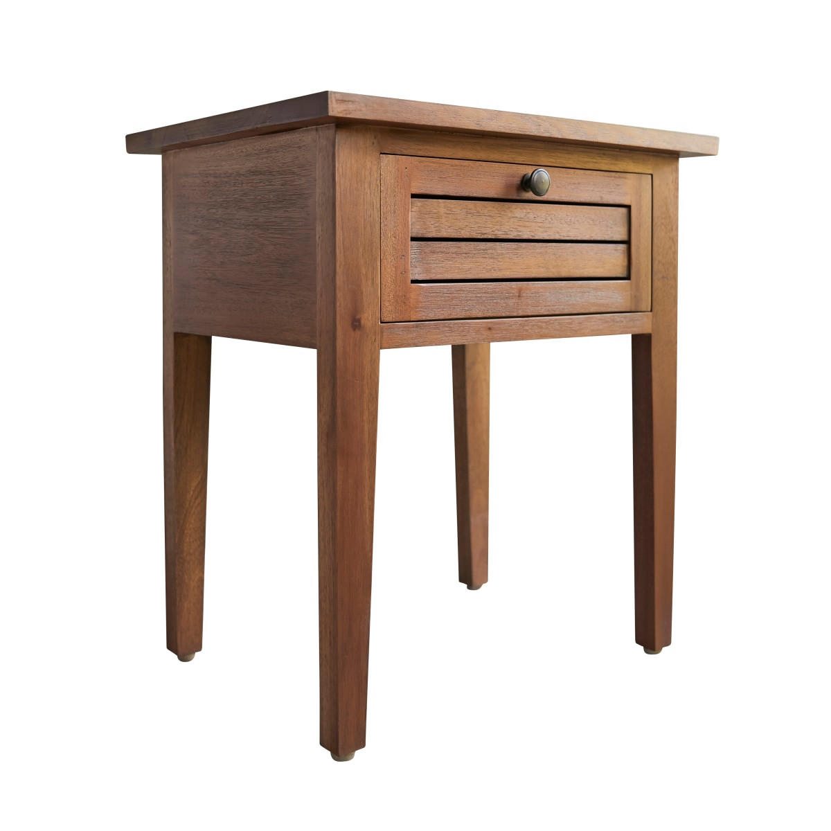 NACHTTISCH Loggia Braun aus Akazie - Braun, Holz (45/50/35cm) - Tikamoon