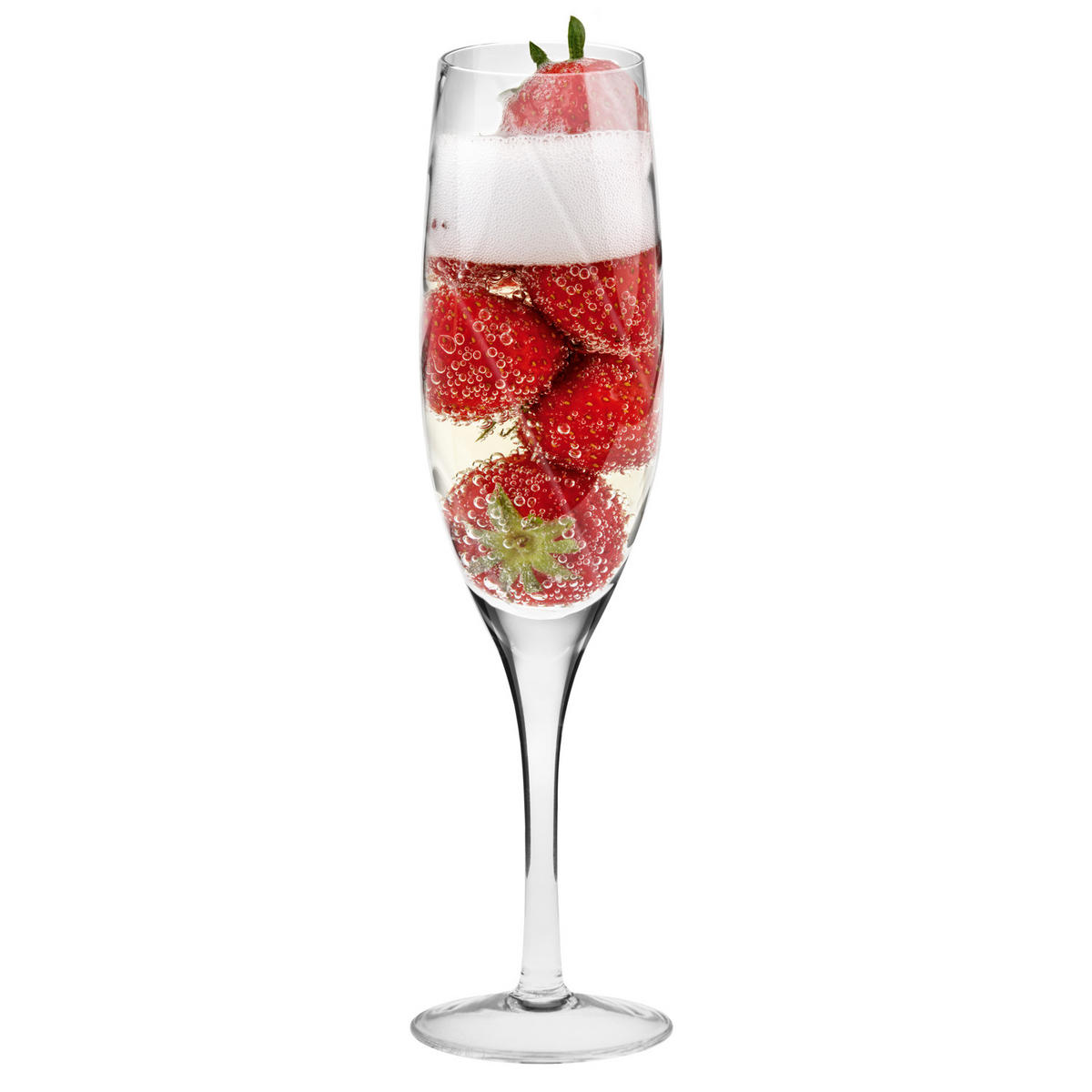 SEKTGLÄSER ROMANCE, 6ER-SET, 170 ML, HANDGEFERTIGT - Transparent, Glas (0.17L) - Krosno Glass
