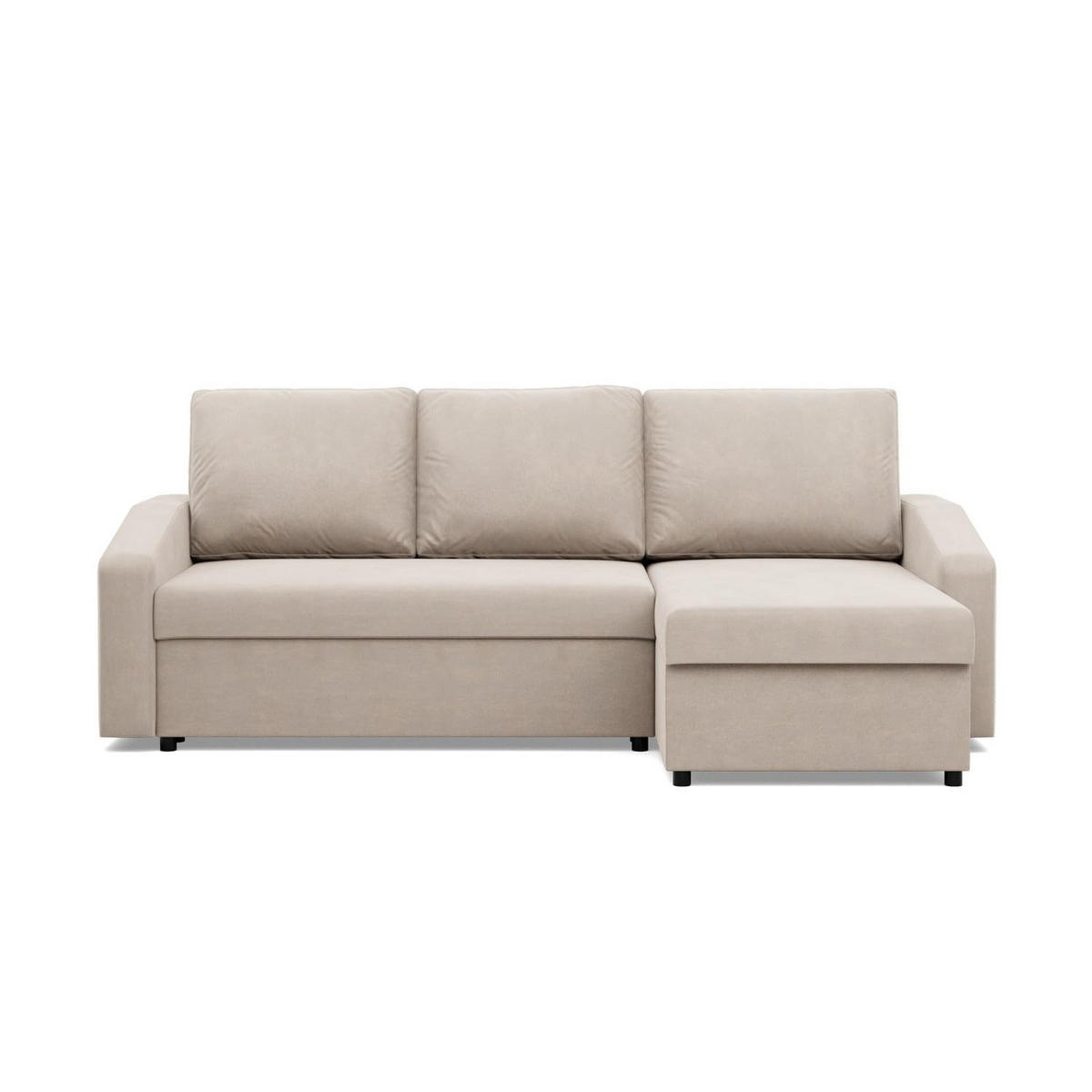 ECKSOFA MIT SCHLAFFUNKTION NEO, Beige - Beige, Textil (231/140cm) - Mebligo
