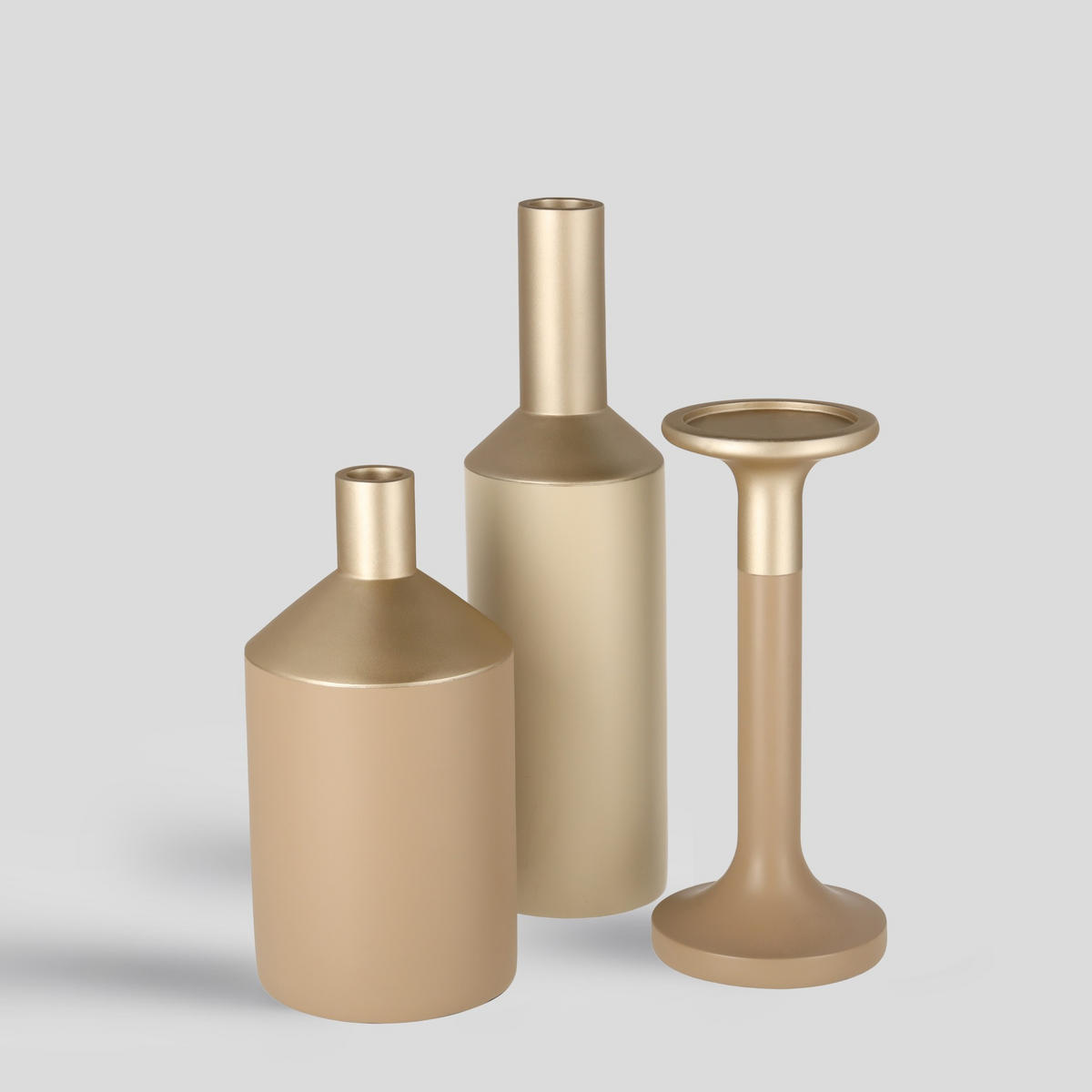 VASE Graces - Beige, Kunststoff (35cm) - home&you