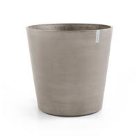 BLUMENTOPF Amsterdam Wheels 60/56 cm Taupe - Taupe, Kunststoff (60/56cm) - Ecopots