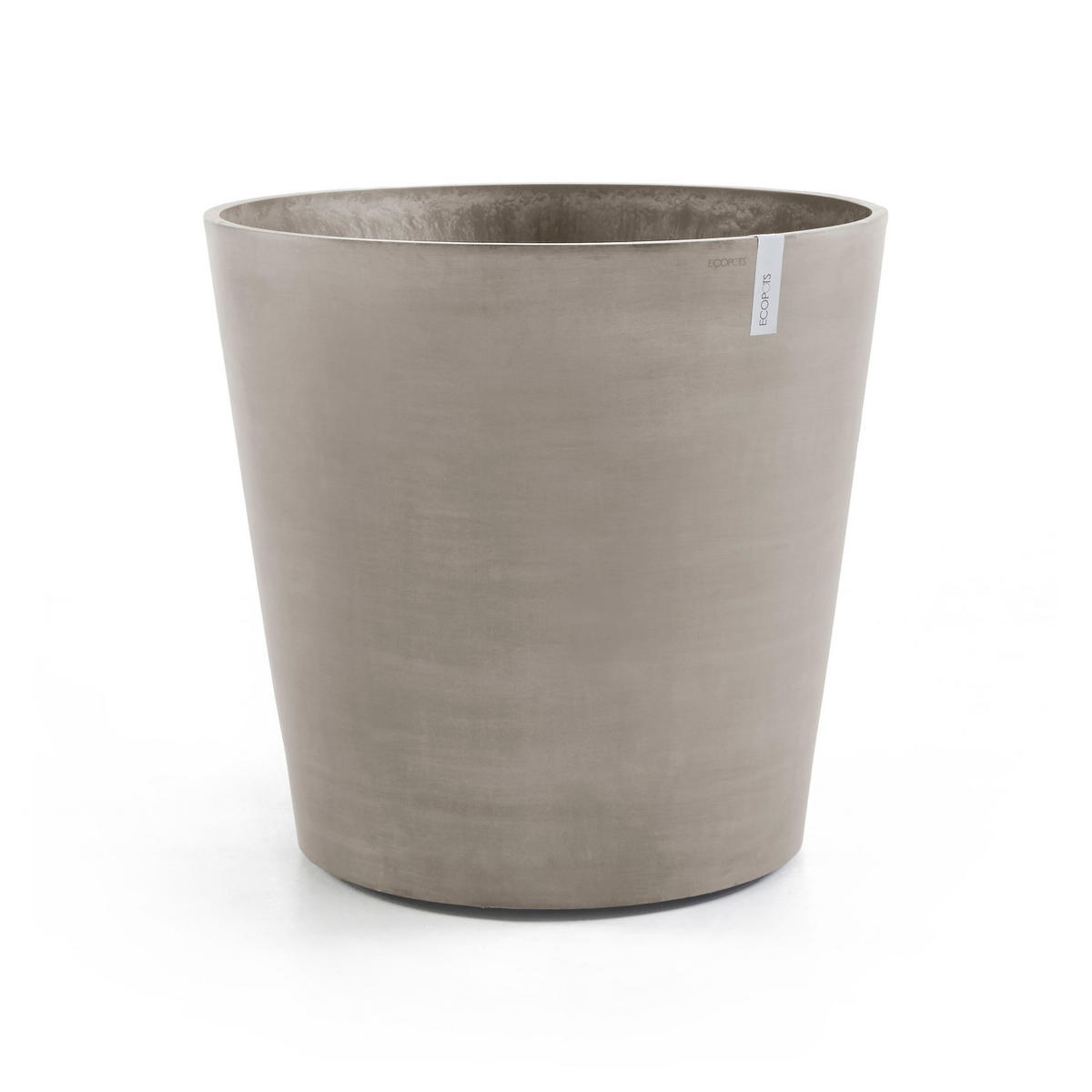 BLUMENTOPF Amsterdam Wheels 60/56 cm Taupe - Taupe, Kunststoff (60/56cm) - Ecopots