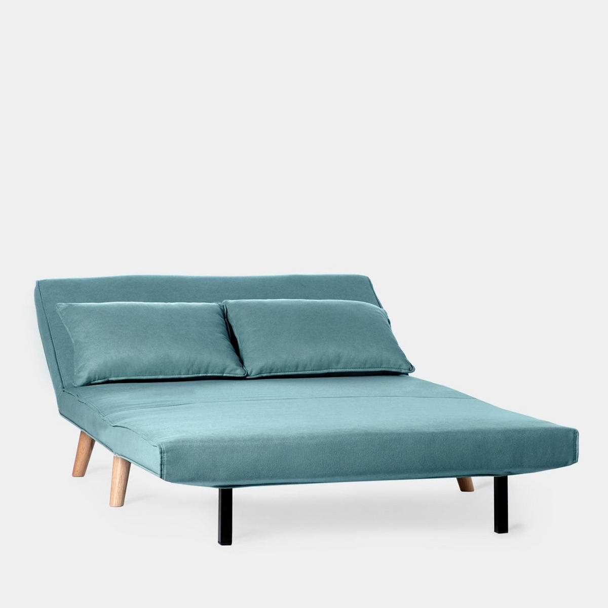 SCHLAFSOFA Noa Blau 117 cm x 79 cm - Blau, Textil (117/79/75cm)