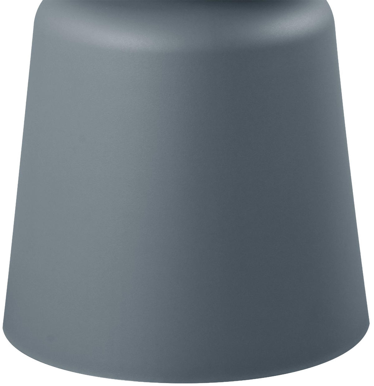 BEISTELLTISCH rund 49 cm Kunststoff Anthrazit - Anthrazit, Kunststoff (49/49/45cm) - CLP