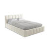 POLSTERBETT mit Bettkasten und Lattenrost 160x228 Beige - Beige/Creme, Kunststoff/Textil (140/200cm) - LaMiaSofa