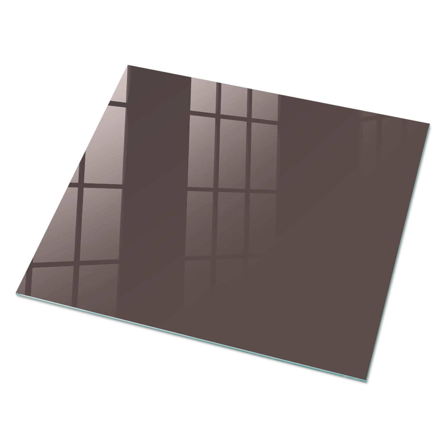 GLASPLATTE 80x60 cm – Verblasstes Braun - Dunkelblau, Glas (0.4/80/60cm) - ArtPrintCave