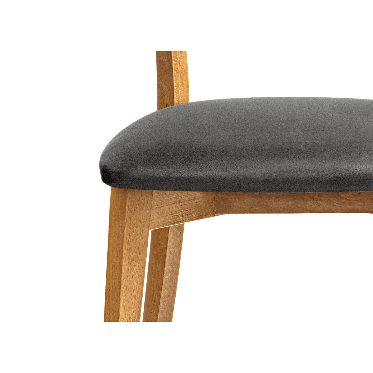 ESSZIMMERSTÜHLE LYCO (2er-Set), grau / Eiche hell - Eichefarben/Grau, Holz/Buchenholz (47/81/45cm) - KONSIMO®