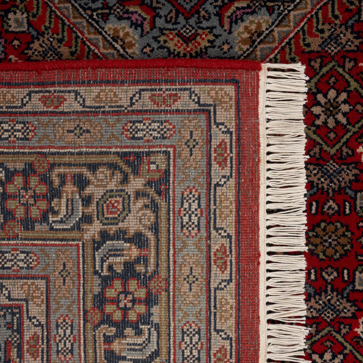 ORIENTTEPPICH Indo Bidjar, klassisch, strapazierfähig 120x180 cm - Rot, Textil (120/180cm) - Rug and Roll