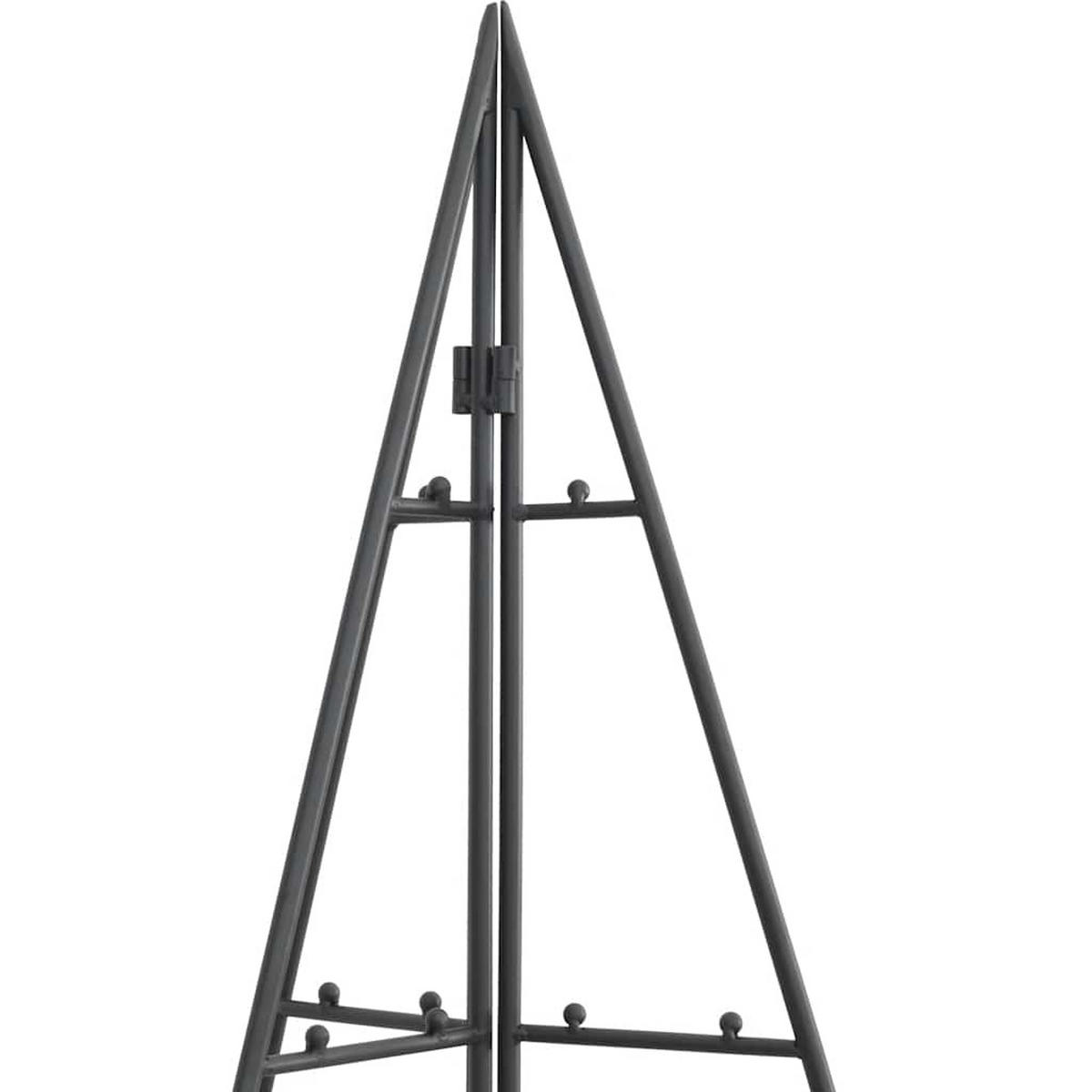 WEIHNACHTSBAUM Metall Für Dekorationen Schwarz 140 Cm - Schwarz, Metall (140cm) - vidaXL