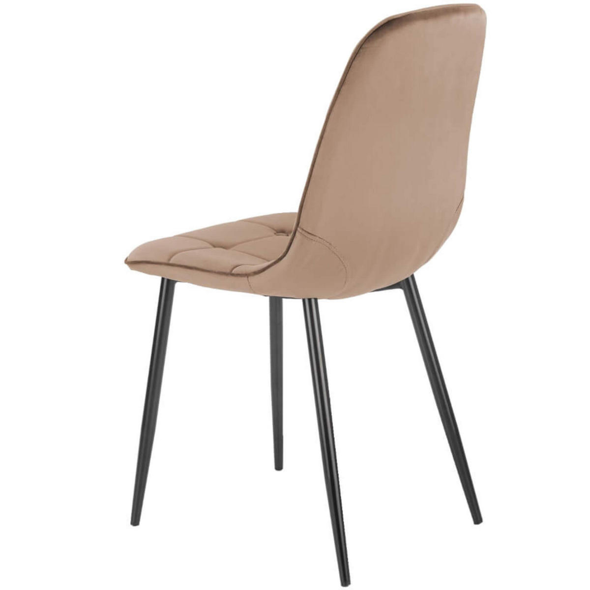 STUHL VELVO K417 - Beige, Holzwerkstoff (45/87/56cm) - Meblini