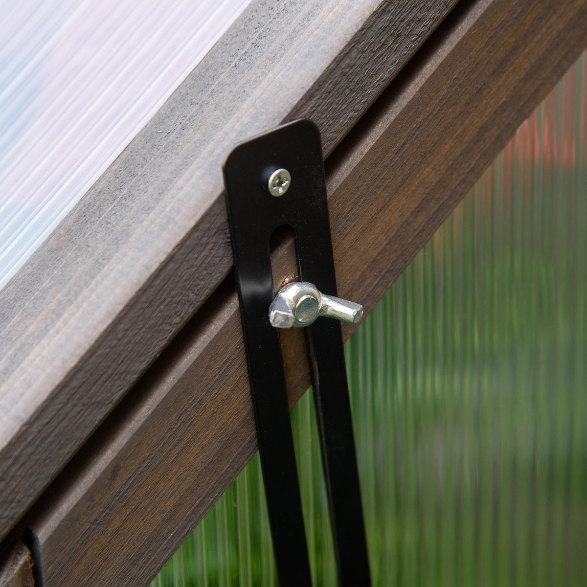 FRÜHBEET 90x52x49 cm Holz grau - Grau, Kunststoff (90/49.5/52cm) - Fortuna Lai