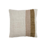 DEKOKISSEN Surrey Weiß 45/45/10 cm - Weiß, Textil (45/45cm) - Light & Living