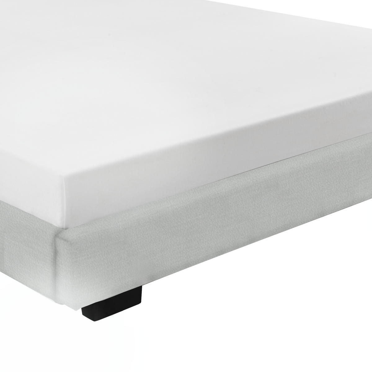 POLSTERBETT Masari - Weiß, Textil (180/200cm) - Corium