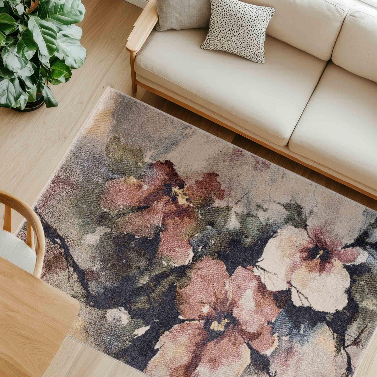 DESIGNTEPPICH ORVIETO - Pink, Textil (133/190cm) - Astra