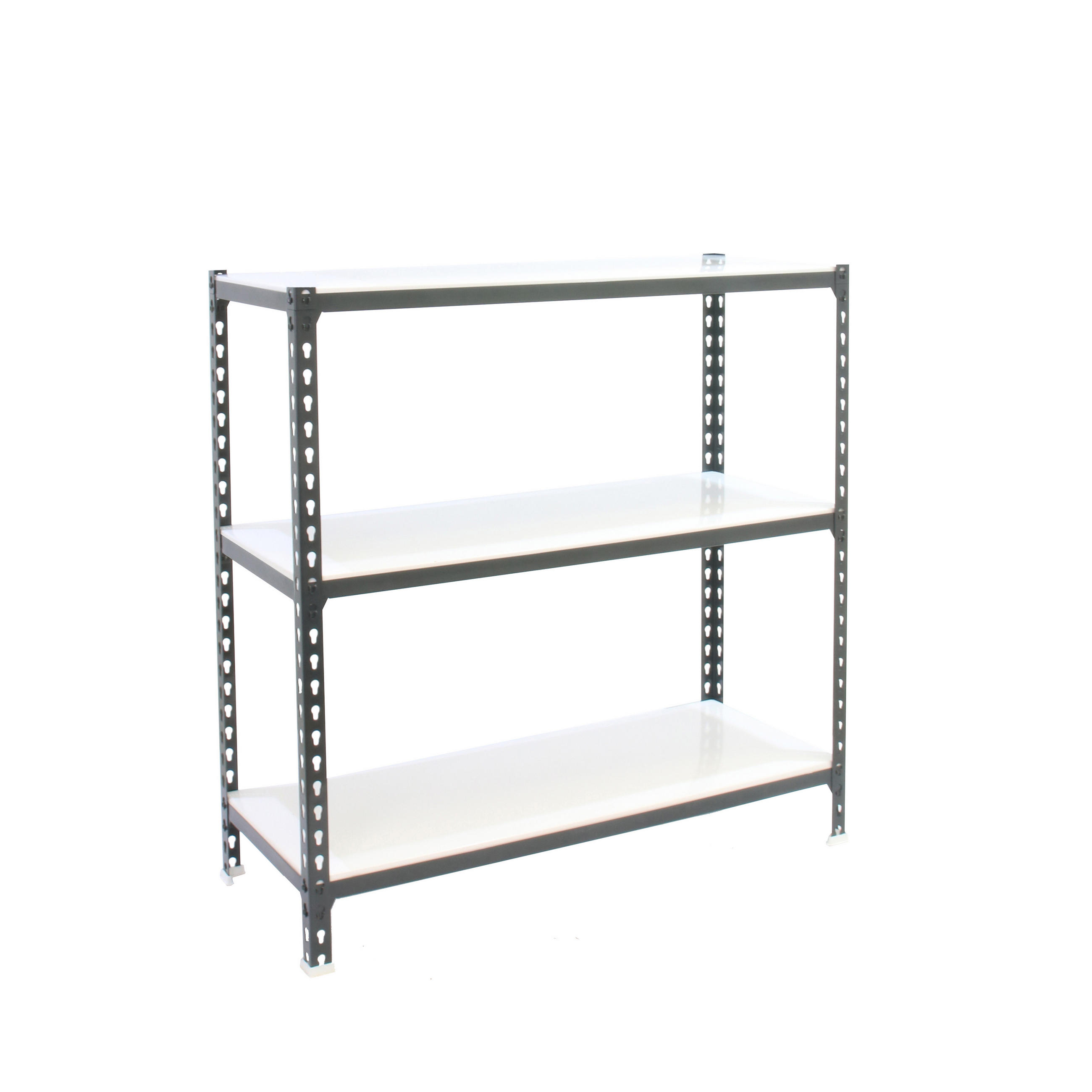 SCHWERLASTREGAL Baby Metal Shark HxBxT 90 x 110 x 50 cm Fachlast 200 kg Anthrazit-Weiß - Anthrazit, Metall (110/90/50cm) - PROREGAL