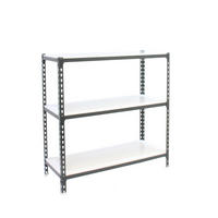 SCHWERLASTREGAL Baby Metal Shark HxBxT 90 x 110 x 50 cm Fachlast 200 kg Anthrazit-Weiß - Anthrazit, Metall (110/90/50cm) - PROREGAL