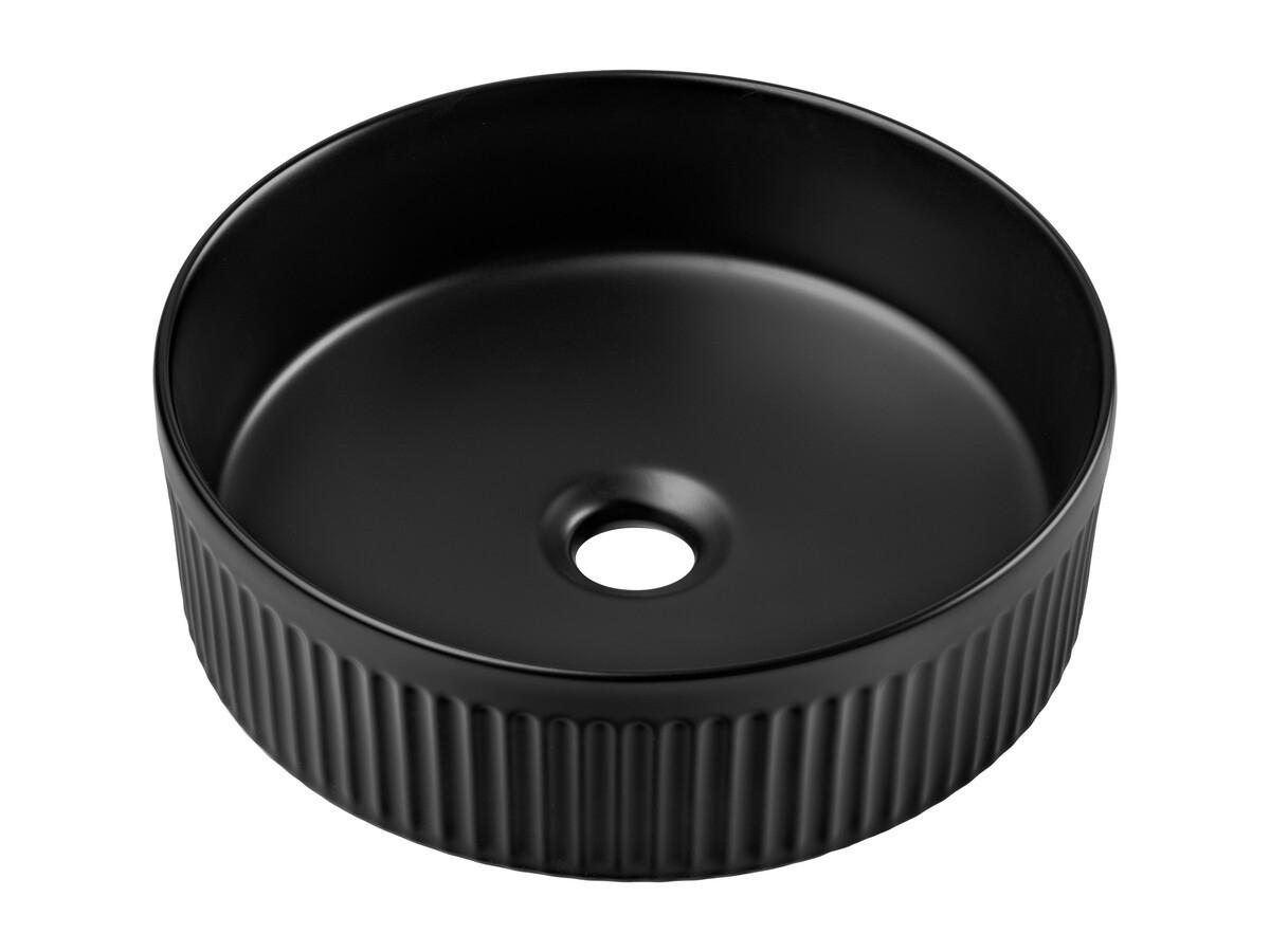 AUFSATZWASCHBECKEN 36 cm - BEYOND 2 BM291 in Schwarz/Matt - Schwarz, Keramik (36/12/36cm)