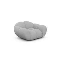 SESSEL Echtleder Hellgrau - Hellgrau, Leder (135/70/93cm) - VAROYAL