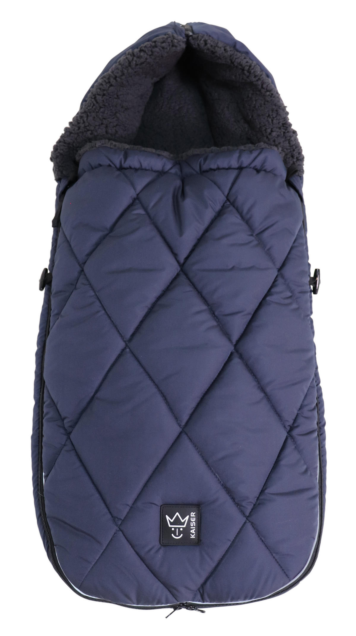 KINDERWAGEN-FUSSSACK XL TOO, navy - Dunkelblau, Textil (46/10/105cm) - Kaiserbaby