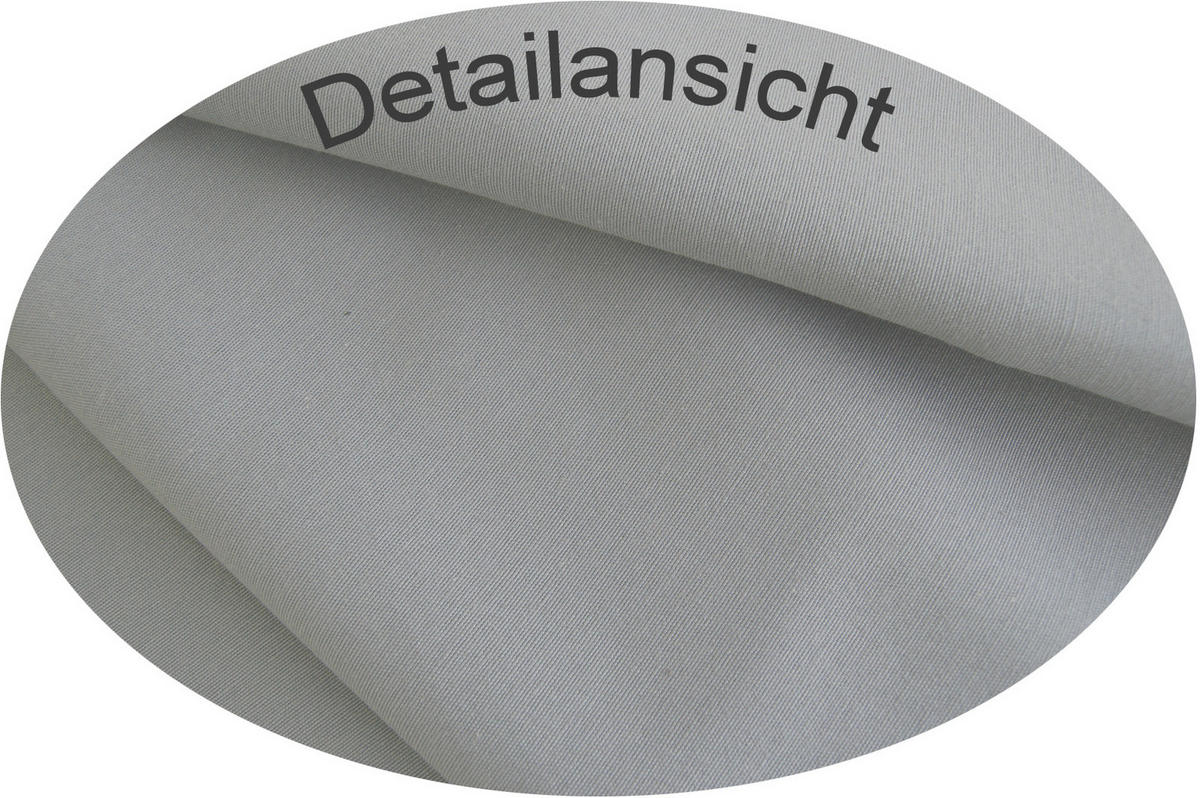 KEILKISSENHÜLLE Wunschton silber 62/49/30 cm - Grau, Textil (49/62cm) - beties Heimtextil