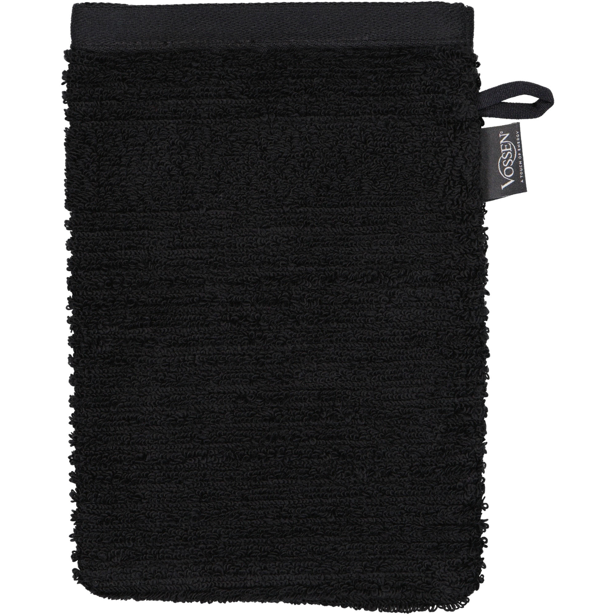 Vossen Waschlappen Schwarz 16x22 cm